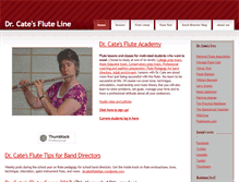 Tablet Screenshot of fluteline.com